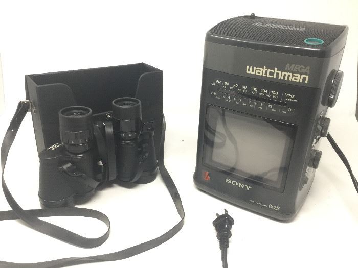 Sony Watchman TV and Radio, Binoculars https://ctbids.com/#!/description/share/102081