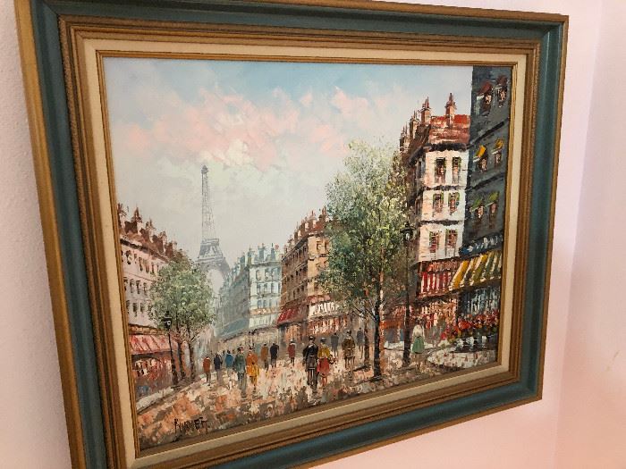 Lots of Art from France in this sale.