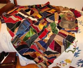 CRAZY QUILT TOP