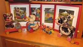 ANTIQUE FISHER PRICE TOYS