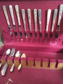 Partial set of Community silverplate