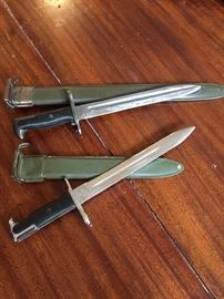 WWII Bayonets from Pacific Theatre 