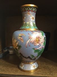 Mid-century Chinese Chrysanthemum Vase 