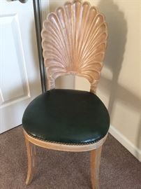 Grotto Style Shell Back Chair