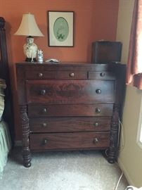 Gorgeous dresser/highboy.  Perfect for linens and serving in the dining room. 