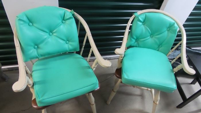 Two Chairs with Teal Cushions https://ctbids.com/#!/description/share/102124