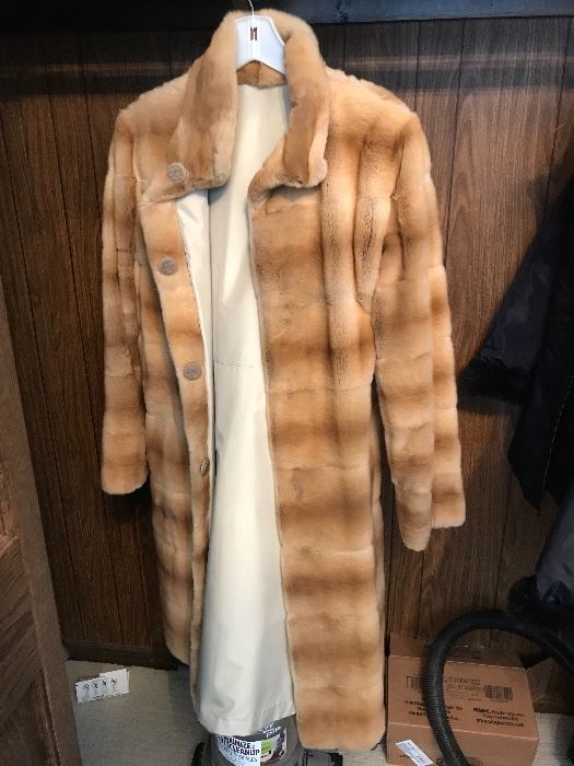 Mink Sheared jacket - reversable
