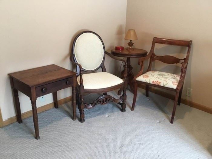 Vintage Chairs and Tables