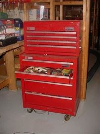 Large Craftsman double tool chest FULL of tools