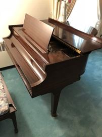 1947 MODEL BALDWIN GRAND PIANO -  WORKS GREAT - NOTE: RECEIPTS KEPT FOR DATE PURCHASED, COST AND MORE!!!