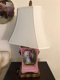 HERE IS THE SECOND HAND PAINTED LAMP