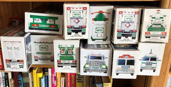 HESS TRUCKS 1997-2000 AND A COCA COLA TRUCK TOO