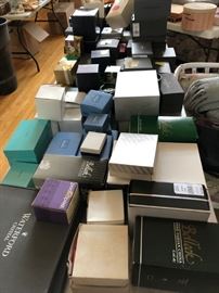 Over 100 Waterford in original unopened boxes - & many Tiffany too