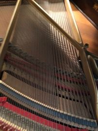 SOUND BOARD INSIDE THE PIANO