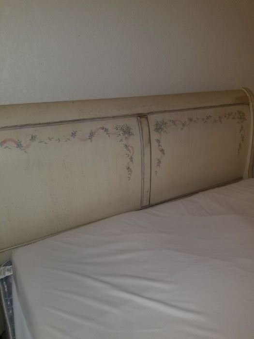 Painted French Provincial head board
