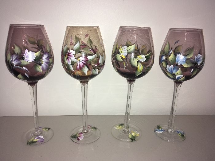 Hand Painted Wind Glasses