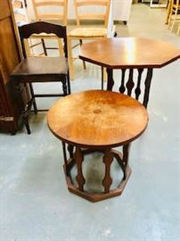 Fun 1960s Tables & vanity stool 