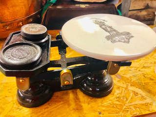 English Antique Scales . Most likely repainted 