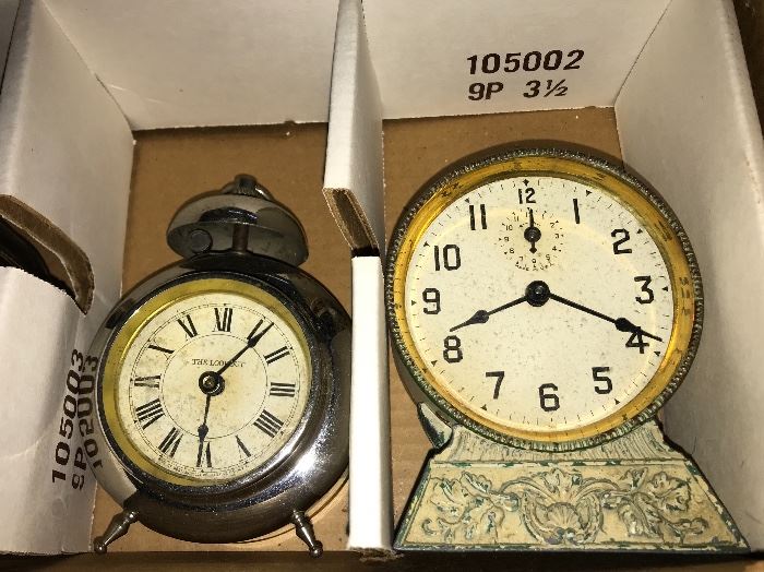 Vintage Alarm Clock Collection- Mickey Mouse, Westclox, Sposnodic, B S &R Detroit, Gilbert, Big Bird, Travel Alarms, Fred Swan, Seth Thomas, Clock Radios, Cookoo Clocks,