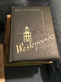 Illinois Wesleyan vintage annuals