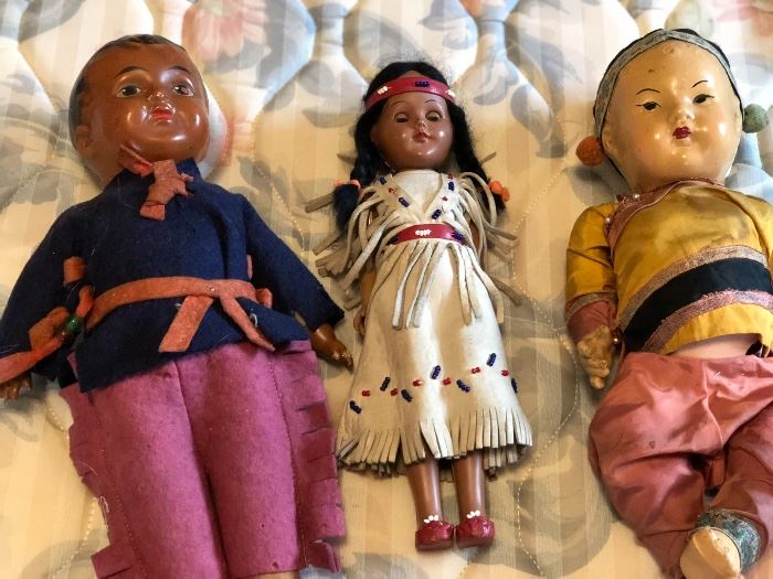 Interesting vintage dolls