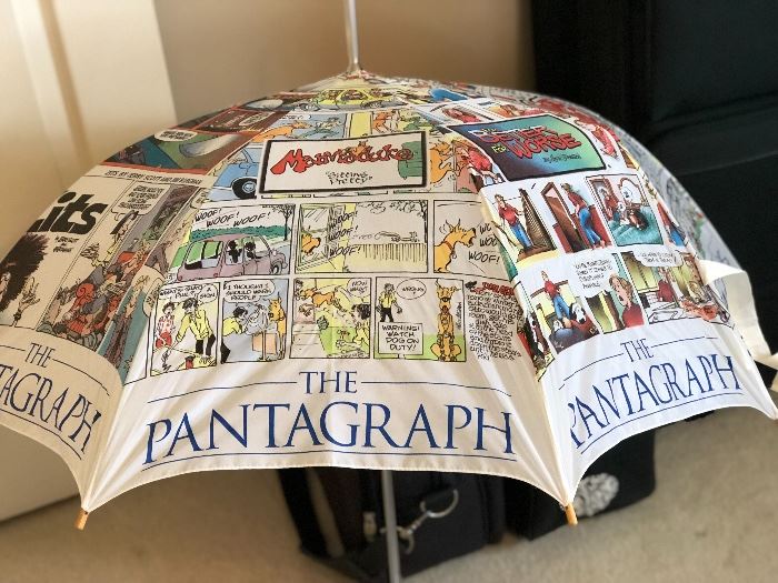 Vintage Pantagraph Comics Umbrella