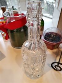 Cut Glass Bottle