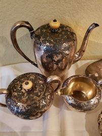 Super Art Nouveau Tea Set