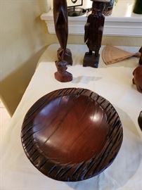 South African Teak Wood Bowls and Trays