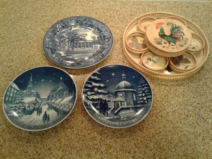 Coasters and Hanging Plates