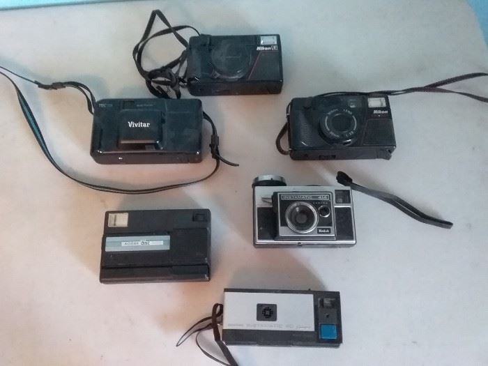 Collection of Retro Instamic Cameras