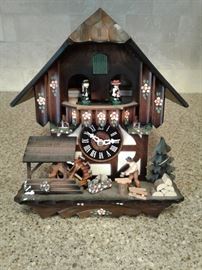 Hand Carved Wooden Cuckoo Clock