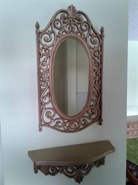 Mirror and Shelf