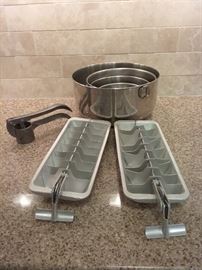 Mixing Bowls in Ice Trays