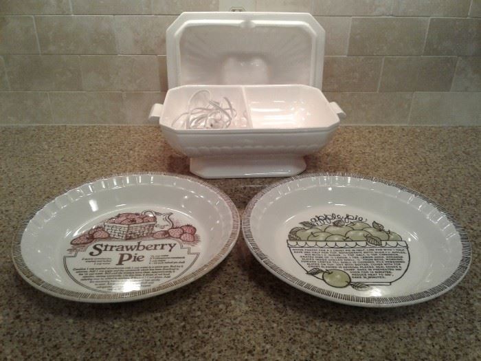 Pie Plates and Warmer