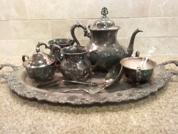 Silver Plate Tea Set