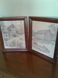 Two Stencil Prints