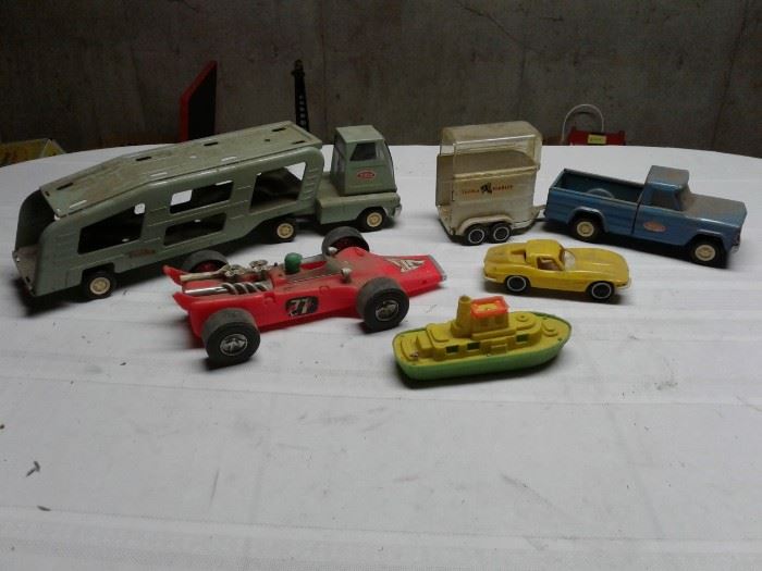 Vintage Metal and Plastic Toys