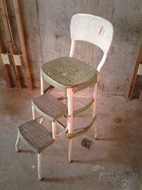 Vintage Metal Utility Chair
