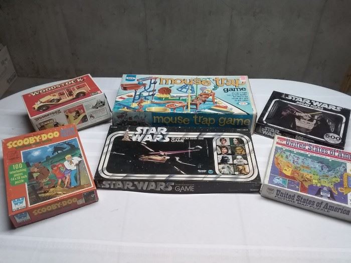Vintage Puzzles and Board Games