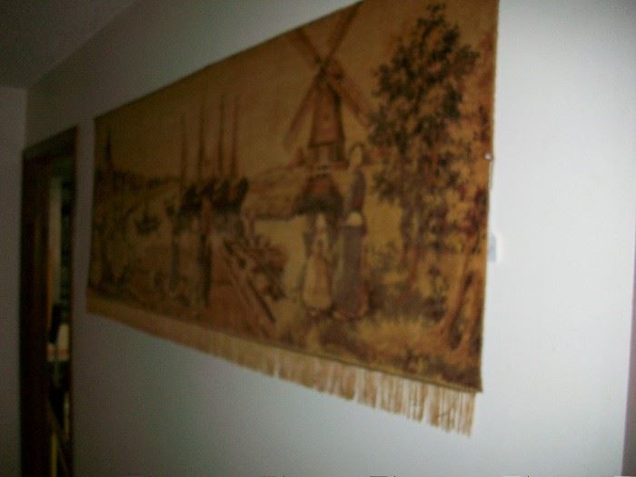 Wall tapestry with Holland scene