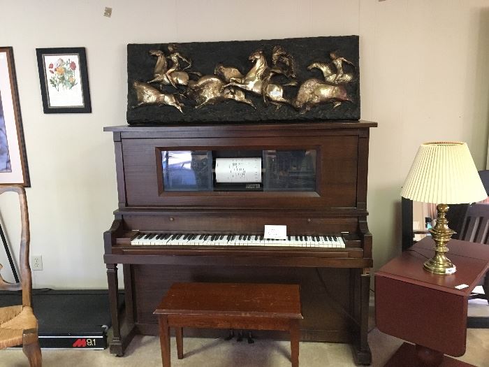Vintage player piano!