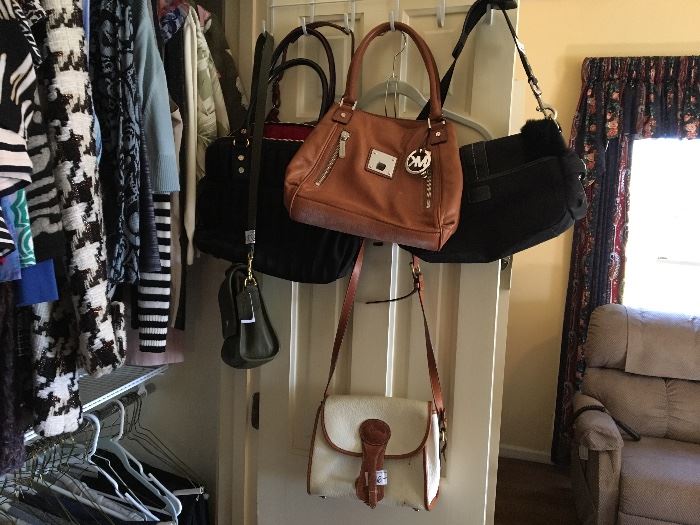 Designer purses and clothes!