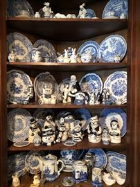 LOTS OF BLUE & WHITE