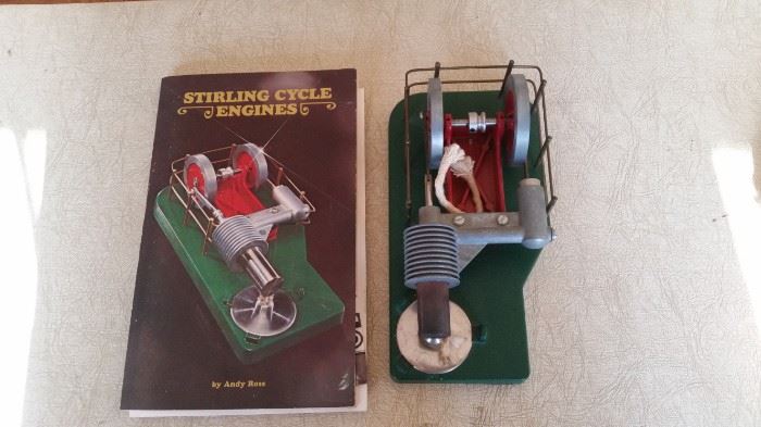 Sterling Cycle Engine with Manual $100