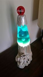 Coca Cola Polar Bear Lava Lamp $60