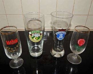 ASSORTED BEVERAGE GLASSWARE FROM ALL OVER THE WORLD