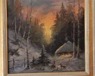 VERY DETAILED OIL PAINTING FROM A RUSSIAN ARTIST