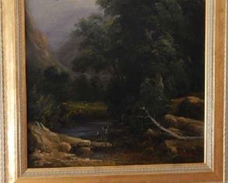 FRAMED OIL PIECE FROM THE SAME RUSSIAN ARTIST