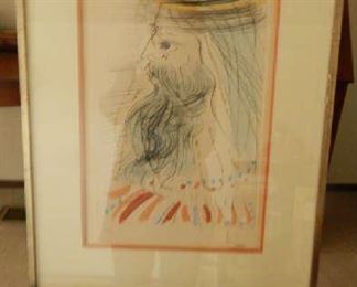 SOLOMAN, BY ARTIST SALVADOR DALI. SIGNED & NUMBERED WITH COA